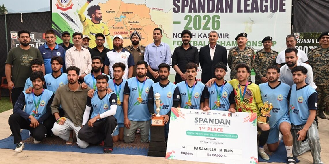 Baramulla Blue beats Baramulla Red 1-0 to win SPANDAN League 2026