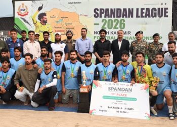 Baramulla Blue beats Baramulla Red 1-0 to win SPANDAN League 2026