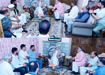 CM Omar holds Raabita public outreach meet