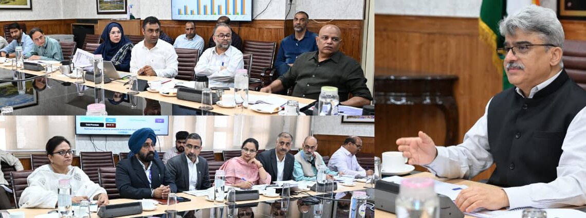 PM Fasal Bima Yojana : CS stresses enhanced farmer coverage, timely settlement of claims in J&K