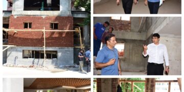 Faz Lul Haseeb reviews progress of Council Hall Project