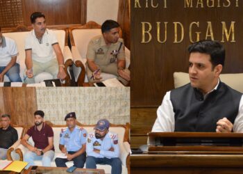 DC Budgam reviews traffic management, tourist facilities at Doodhpathri