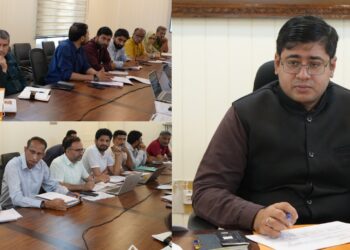 DC Ganderbal reviews progress under JJM, SBM(G)