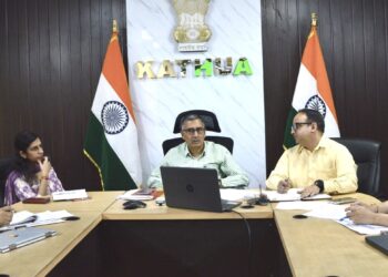  DC Kathua chairs review meeting of revenue officers on Digitized Jamabandi-2026