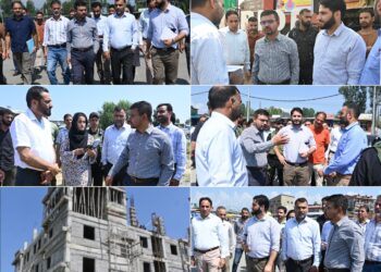 DC Kulgam conducts inspection of Urban Development, Civic Infrastructure Projects