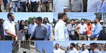 DC Kulgam conducts inspection of Urban Development, Civic Infrastructure Projects