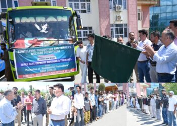 HADP: DC Kulgam flags off Farmers for Exposure visits