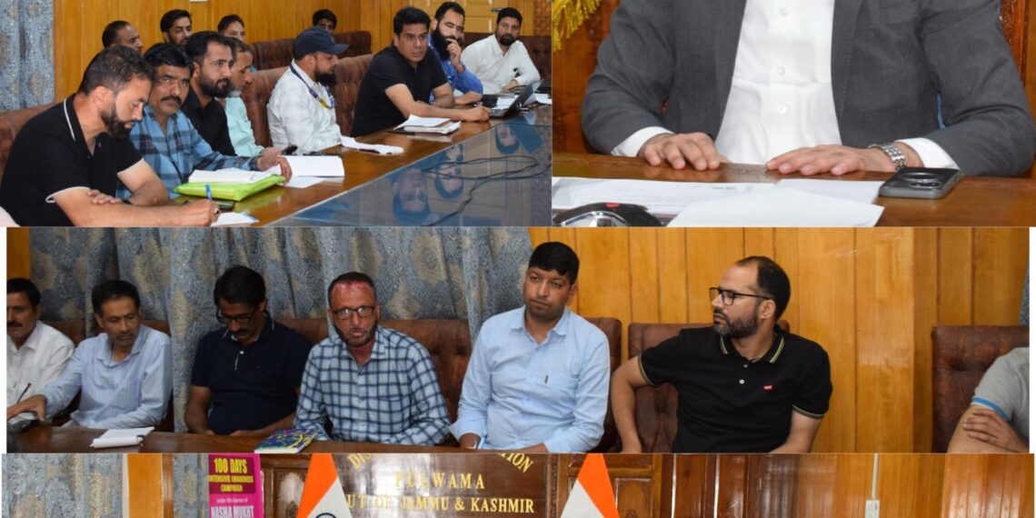 DC Pulwama chairs District Level Telecom Committee meeting