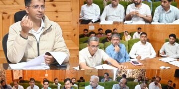 DC Shopian reviews progress under PM Surya Ghar-Muft Bijli Yojana, RDSS