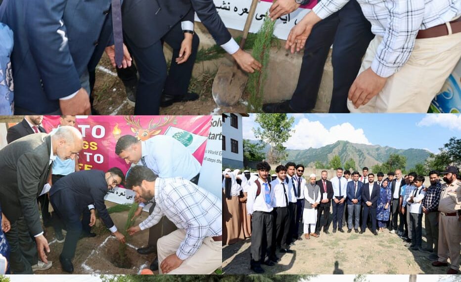 Nasha Mukt J&K Campaign : DC Srinagar leads plantation drive at GHS School Khonmoh