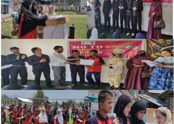 NMJKA : DIPR’s Cultural Unit organises awareness programme at GGHS Naseem Bagh