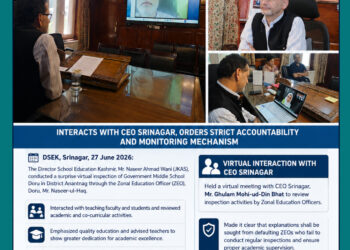 Director SEK calls for enhanced academic monitoring