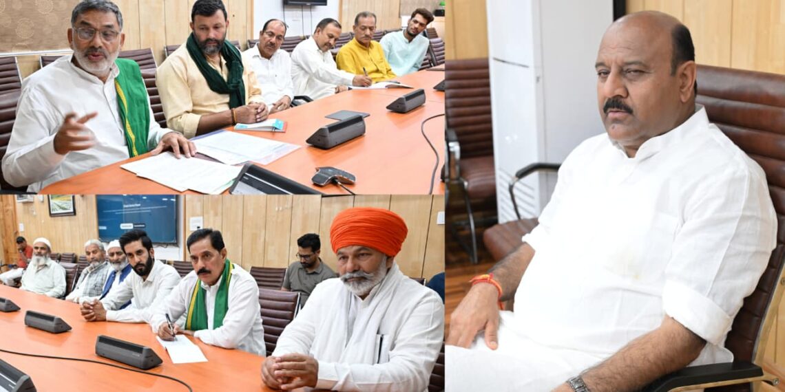 Deputy CM discusses farmers’ issues with Bharatiya Kisan Union delegation