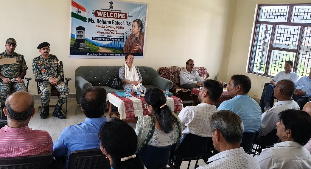 DG IMPARD reviews Vibrant Village Prog works at Kandral Samba