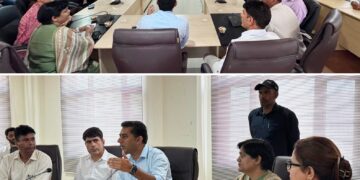 Commmissioner Secy YSS reviews sports facilities at GCOPE
