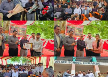 HSS Berarru honours Class XII achievers at felicitation ceremony
