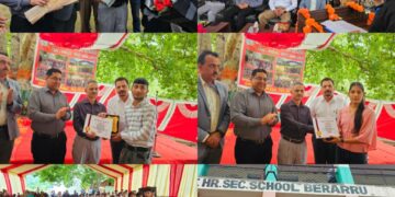 HSS Berarru honours Class XII achievers at felicitation ceremony
