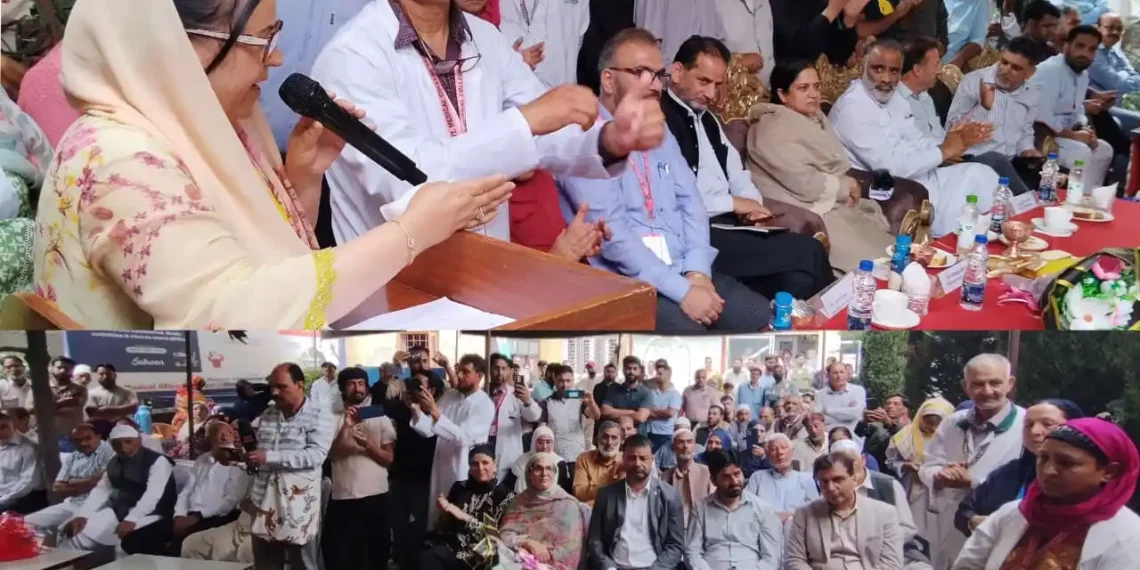 Govt Committed to strengthen healthcare infrastructure, patient care across J&K: Sakeena Itoo
