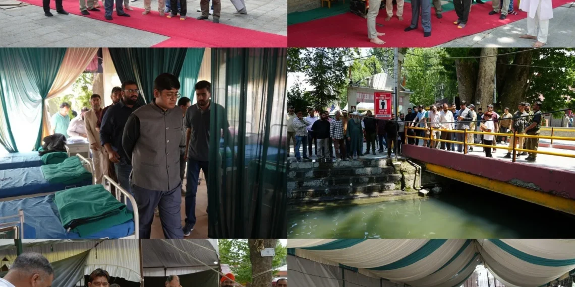 DC Ganderbal takes stock of preparations for Mata Kheer Bhawani Mela