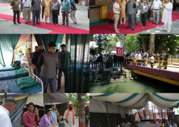 DC Ganderbal takes stock of preparations for Mata Kheer Bhawani Mela
