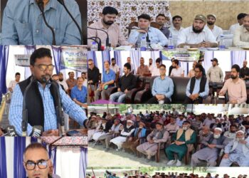 Vikas Kundal  reviews developmental works in Vibrant Villages of Karnah