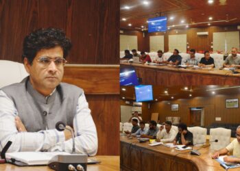 ADDC Budgam reviews progress of Jal Jeevan Mission, SBM(G)