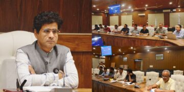 ADDC Budgam reviews progress of Jal Jeevan Mission, SBM(G)