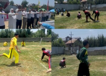 Inter-Zonal District Level Kho Kho Competition for Boys held in Shopian
