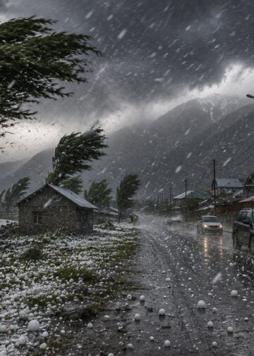 Kashmir parts witness hailstorms, heavy rainfall; heatwave in Jammu