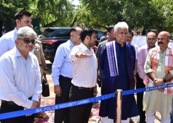 LG visits Mubarak Mandi Heritage Complex, reviews progress of projects