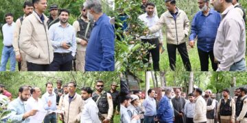 MLA, DC Shopian assess hailstorm damage