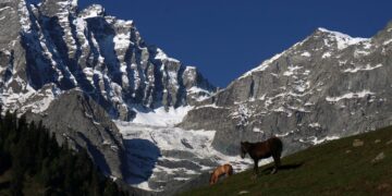 A view of majestic peaks and serene meadows at Sonamarg – a true paradise for nature lovers