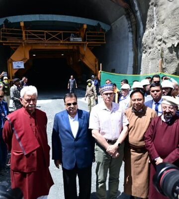 Zojila Tunnel breakthrough ‘golden chapter’ in India’s infrastructure history: Nitin Gadkari