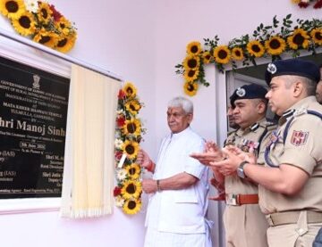 LG inaugurates Yatri Bhawan at Mata Kheer Bhawani Temple
