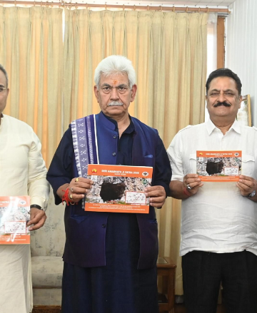 LG Manoj Sinha releases Shri Amarnathji Yatra Guide Book 2026