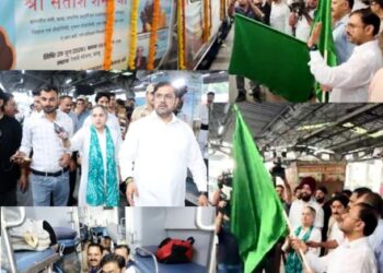 Sharma flags off pilgrimage to Somnath Ji from Jammu