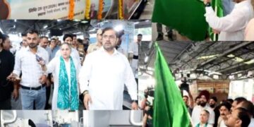 Sharma flags off pilgrimage to Somnath Ji from Jammu