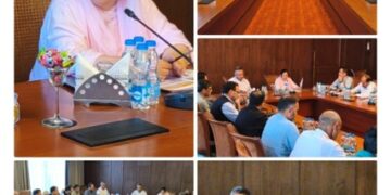 Sakeena Itoo interacts with Himachal Pradesh Education Minister at Sgr