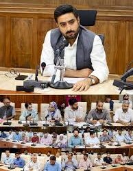 DC Srinagar reviews progress under Catch the Rain Programme