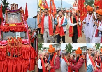 DC Kishtwar flags off Holy Mace of Shri Mindal Mata Yatra