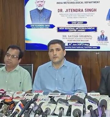 Jammu to get New Regional Meteorological Centre tomorrow