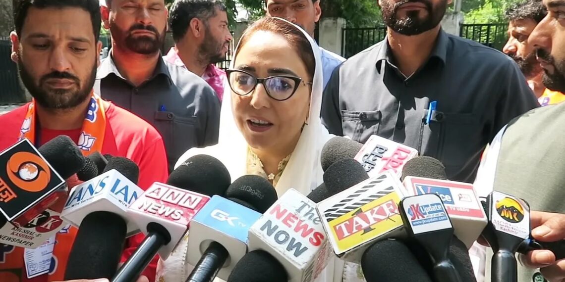 Focus on governance, not protests: Darakhshan Andrabi to NC