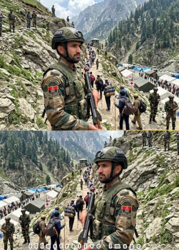 Amarnath Yatra: Sadhus arrive in Jammu