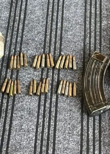 AK-47, hand grenades, UBGL recovered during CASO in Sopore