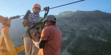 Gurez enters adventure tourism map with launch of 482 metre zipline