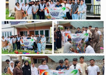 MY Bharat Srinagar celebrates birth anniversary of Dr Syama Prasad Mookerjee