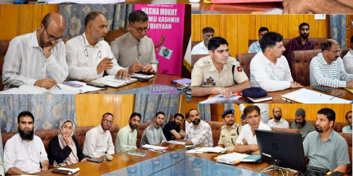 DC Pulwama stresses intensified awareness, strict enforcement, coordinated action against drug abuse