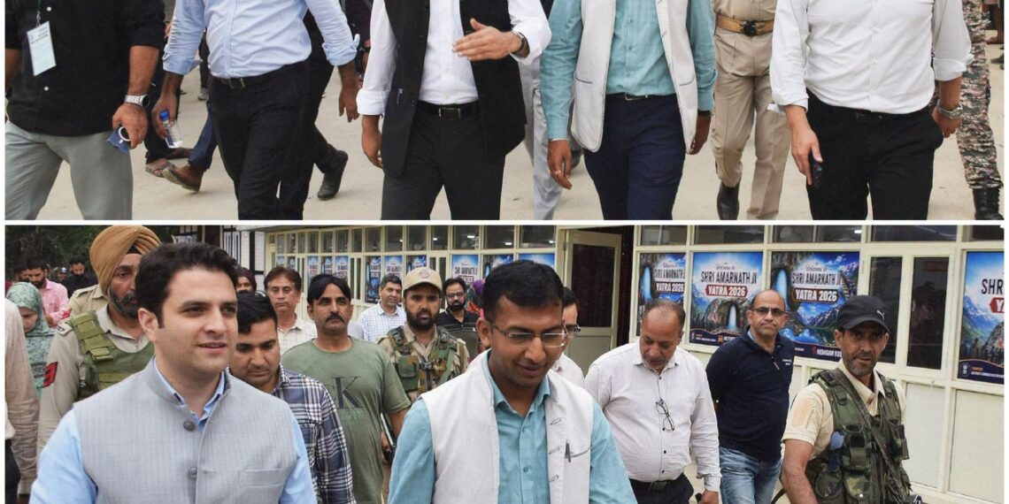 Div Com inspects SANJY-2026 arrangements at Nowgam, Pantha Chowk
