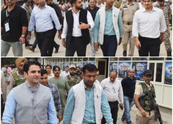 Div Com inspects SANJY-2026 arrangements at Nowgam, Pantha Chowk