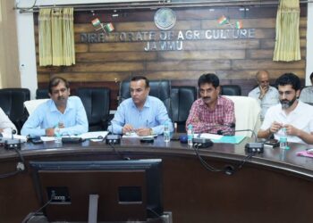 HADP : Director Agriculture Jammu reviews physical, financial progress